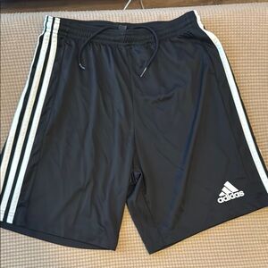 Adidas Men's Black Athletic Shorts